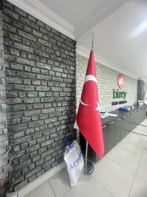 Derin Tuğla Duvar Paneli Uygulama Görseli
