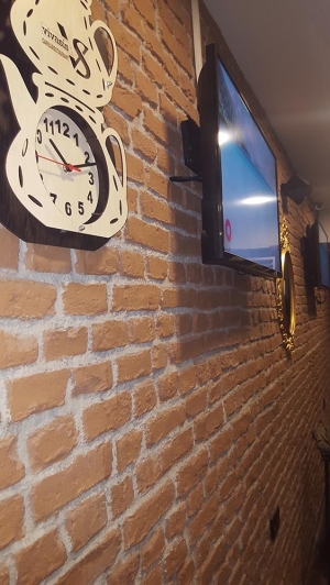 Kırık Tuğla Duvar Paneli Uygulama Görseli