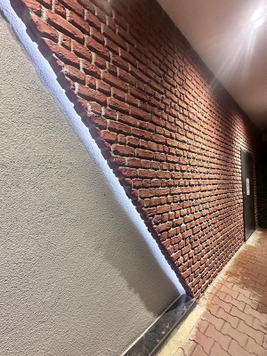 Derin Tuğla Duvar Paneli Uygulama Görseli
