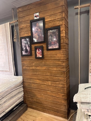 Sıralı Ahşap Duvar Paneli Uygulama Görseli