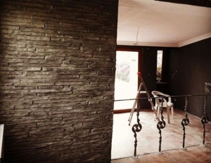 Breccia Ahşap Duvar Paneli Uygulama Görseli